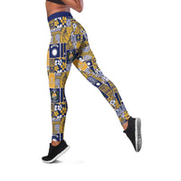 Ekamawir omo Nauru Leggings Pacific Patchwork Xmas Vibes - Polynesian Pride