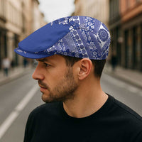 Fiji Marau na Kerisimasi Jeff Hat Blue Tagimoucia Tapa Masi Tribal - Polynesian Pride