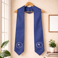 FSM Chuuk Graduation Stole Flag Style LT05 One Size Blue - Polynesian Pride