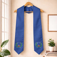 FSM Pohnpei Graduation Stole Flag Style LT05 One Size Blue - Polynesian Pride