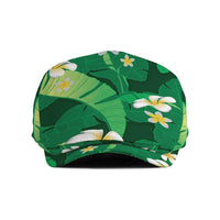 Green Banana Leaf Hawaii Jeff Hat Lau Maia Plumeria Tropical Summer Vibes