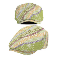 Green Palaka Hawaii Leis Jeff Hat Hawaiian-plaid Elegant Tropical Vibes - Polynesian Pride