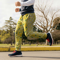 Hawaii Lemon Palaka Jogger Pants Striped Stylized LT01 - Polynesian Pride