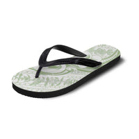 Hawaii Plumeria Lokelani Pikake Lei Flip Flops Oma'oma'o Polynesian Tattoo