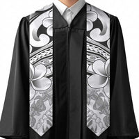 Hawaii Plumeria Lokelani Pikake Lei Graduation Stole Ele'ele Polynesian Tattoo