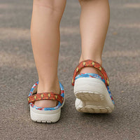 Hawaiian Love-Couple Dolphins and Flamingos Clogs Shoes - Polynesian Pride