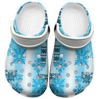 Hawaiian Quilt Clogs Shoes Vintage Pattern Blue - Polynesian Pride