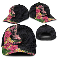 Hawaiian Tropical Plants Turtle and Shark Classic Cap Polynesian Art Tattoo LT03