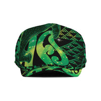 Humpback Whale Matariki New Zealand Jeff Hat NZ Maori Paikea Poutama Luxury Green LT14 Green - Polynesian Pride