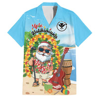 Personalized Hawaii Golf Christmas Family Matching Off Shoulder Maxi Dress and Hawaiian Shirt Mele Kalikimaka Funny Golfer Santa - Polynesian Pride