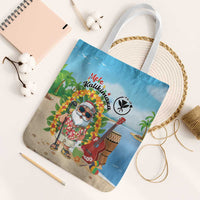 Hawaii Golf Christmas Tote Bag Mele Kalikimaka Funny Golfer Santa - Polynesian Pride