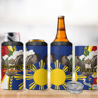 Personalized Philippines 4 in 1 Can Cooler Tumbler Filipino Araw ng Kalayaan