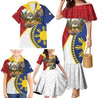 Personalized Philippines Family Matching Mermaid Dress and Hawaiian Shirt Filipino Araw ng Kalayaan LT01 - Polynesian Pride