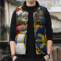 Personalized Philippines Sleeveless Puffer Jacket Filipino Araw ng Kalayaan LT01 - Polynesian Pride