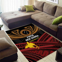 Papua New Guinea Bird of Paradise Area Rug 16 September 1975 Independence Day Anniversary LT01 - Polynesian Pride