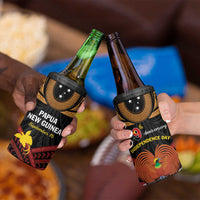 Papua New Guinea Bird of Paradise 4 in 1 Can Cooler Tumbler 16 September 1975 Independence Day Anniversary LT01 - Polynesian Pride