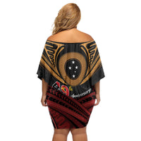 Papua New Guinea Bird of Paradise Off Shoulder Short Dress 16 September 1975 Independence Day Anniversary LT01 - Polynesian Pride