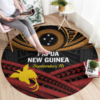 Papua New Guinea Bird of Paradise Round Carpet 16 September 1975 Independence Day Anniversary LT01 - Polynesian Pride