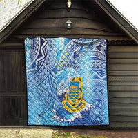 Tuvalu mo te Atua Quilt Tuvalu Dolphin Polynesian Pattern LT01 - Polynesian Pride