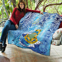 Tuvalu mo te Atua Quilt Tuvalu Dolphin Polynesian Pattern LT01 - Polynesian Pride