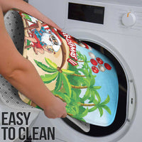 Hawaii Santa Parrot Christmas Bathroom Set Summer Vibe - Polynesian Pride