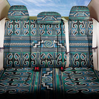 Maori Matariki Back Car Seat Cover Green Galaxy Aesthetic Koru Art LT01 One Size Green - Polynesian Pride