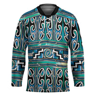 Maori Matariki Hockey Jersey Green Galaxy Aesthetic Koru Art LT01 Unisex Green - Polynesian Pride