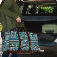Maori Matariki Travel Bag Green Galaxy Aesthetic Koru Art LT01 - Polynesian Pride