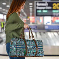 Maori Matariki Travel Bag Green Galaxy Aesthetic Koru Art LT01 - Polynesian Pride