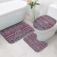 Maori Matariki Bathroom Set Pink Galaxy Aesthetic Koru Art LT01 - Polynesian Pride