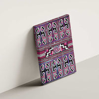 Maori Matariki Canvas Wall Art Pink Galaxy Aesthetic Koru Art LT01 - Polynesian Pride
