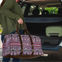 Maori Matariki Travel Bag Pink Galaxy Aesthetic Koru Art LT01 - Polynesian Pride