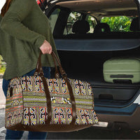 Maori Matariki Travel Bag Yellow Galaxy Aesthetic Koru Art LT01 - Polynesian Pride
