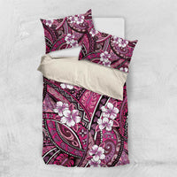 Polynesian Hibiscus Tropical Pink Floral Bedding Set Tribal Pattern - Polynesian Pride