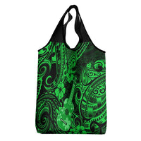 Hawaii Ukulele Grocery Bag Polynesian Pattern Green Version LT01 - Polynesian Pride