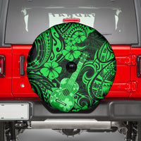 Hawaii Ukulele Spare Tire Cover Polynesian Pattern Green Version LT01 - Polynesian Pride