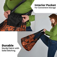 Hawaii Ukulele Grocery Bag Polynesian Pattern Orange Version LT01 - Polynesian Pride