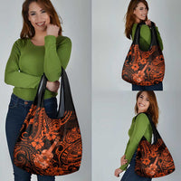 Hawaii Ukulele Grocery Bag Polynesian Pattern Orange Version LT01 - Polynesian Pride