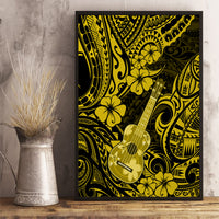 Hawaii Ukulele Canvas Wall Art Polynesian Pattern Yellow Version LT01 - Polynesian Pride