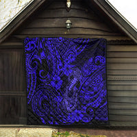 Hawaii Fish Hook Quilt Polynesian Pattern Navy Blue Version LT01 - Polynesian Pride