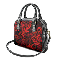 Hawaii King Kamehameha Shoulder Handbag Polynesian Pattern Red Version LT01 - Polynesian Pride
