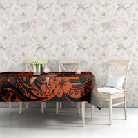 Hawaii Hula Girl Tablecloth Polynesian Pattern Orange Version LT01 - Polynesian Pride