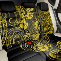 Hawaii Pineapple Back Car Seat Cover Polynesian Pattern Yellow Version LT01 - Polynesian Pride