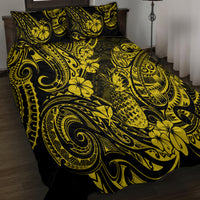 Hawaii Pineapple Quilt Bed Set Polynesian Pattern Yellow Version LT01 - Polynesian Pride