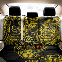 Hawaii Shaka Sign Back Car Seat Cover Polynesian Pattern Yellow Version LT01 - Polynesian Pride