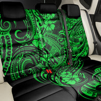 Hawaii Shark Back Car Seat Cover Polynesian Pattern Green Version LT01 - Polynesian Pride