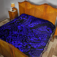 Hawaii Shark Quilt Polynesian Pattern Navy Blue Version LT01 - Polynesian Pride