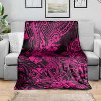 Hawaii Shark Blanket Polynesian Pattern Pink Version LT01 - Polynesian Pride