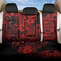 Hawaii Shark Back Car Seat Cover Polynesian Pattern Red Version LT01 One Size Red - Polynesian Pride