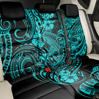 Hawaii Shark Back Car Seat Cover Polynesian Pattern Turquoise Version LT01 - Polynesian Pride